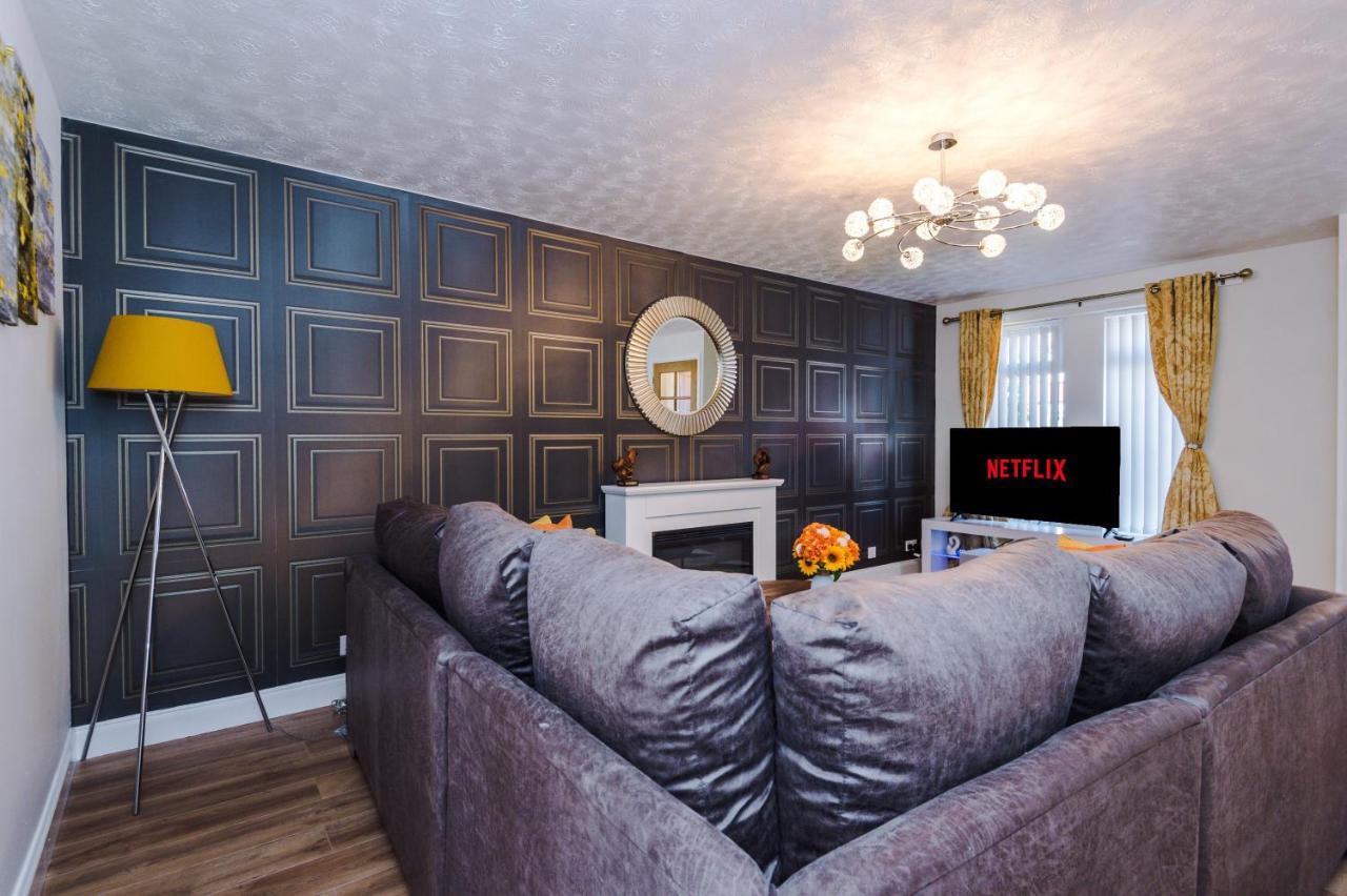 Stylish 4 Bedroom Home Close To Manchester City Centre Ngoại thất bức ảnh
